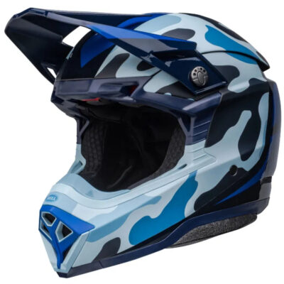 Bell Moto 10 Spherical Mechant Helmet Blue