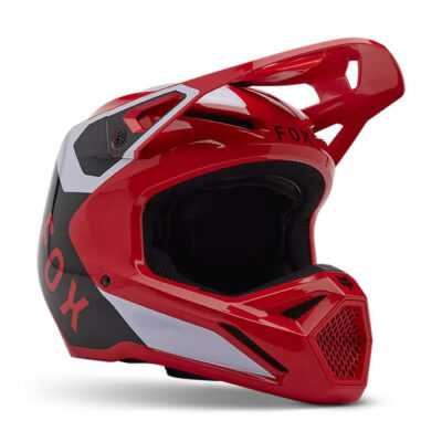 Fox V1 Lean Helmet MX24 Fluorescent Red