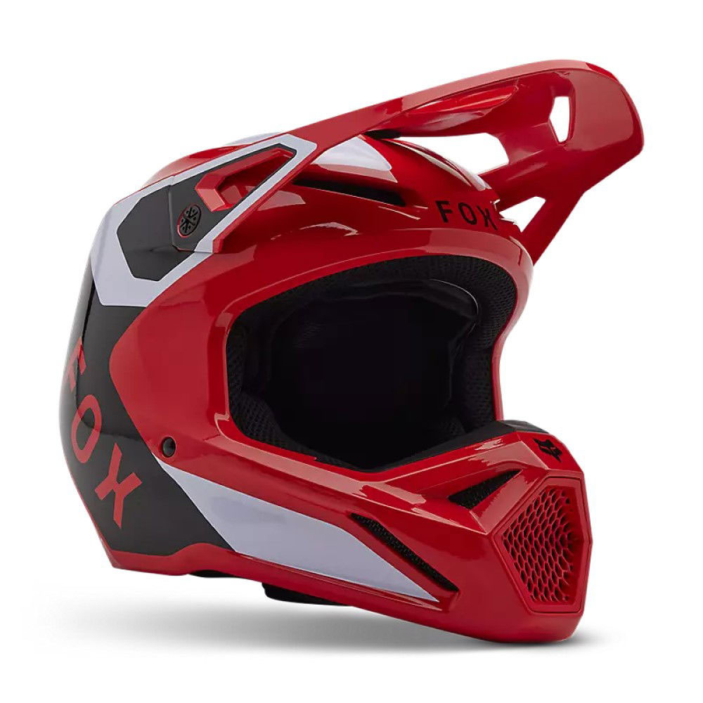 Fox V1 Lean Helmet MX24 Fluorescent Red