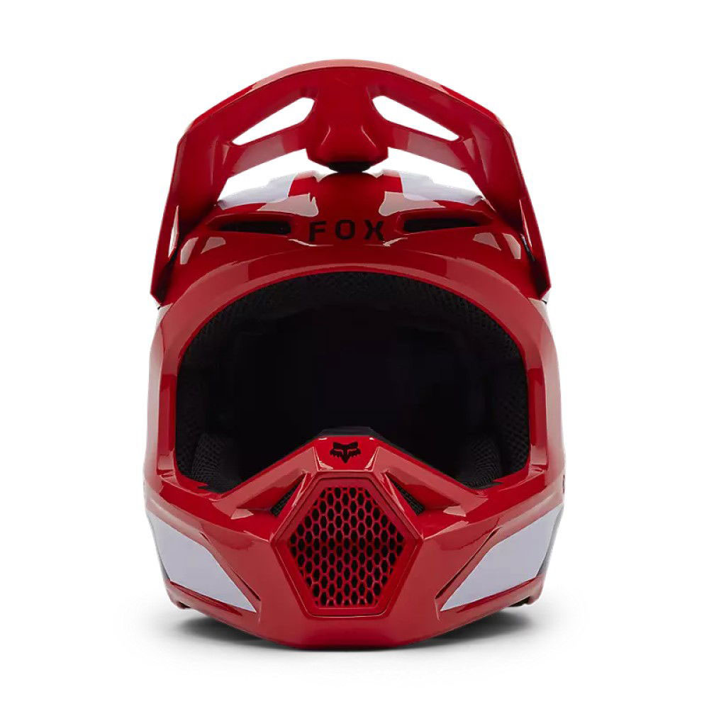 Fox V1 Lean Helmet MX24 Fluorescent Red - Image 3