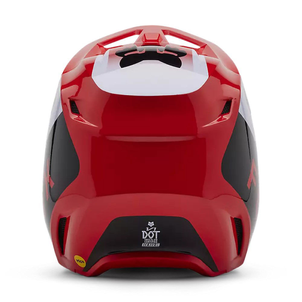 Fox V1 Lean Helmet MX24 Fluorescent Red - Image 5