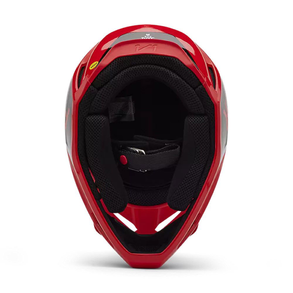 Fox V1 Lean Helmet MX24 Fluorescent Red - Image 6