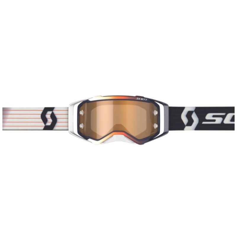 Scott Prospect Amplifier Goggles - Blue/White/Gold/Chrome Works - Image 2