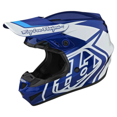 Troy Lee Designs GP Helmet Overload Blue White