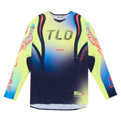 Troy Lee Designs SE Ultra Drip Jersey Glo Yellow Dark Navy